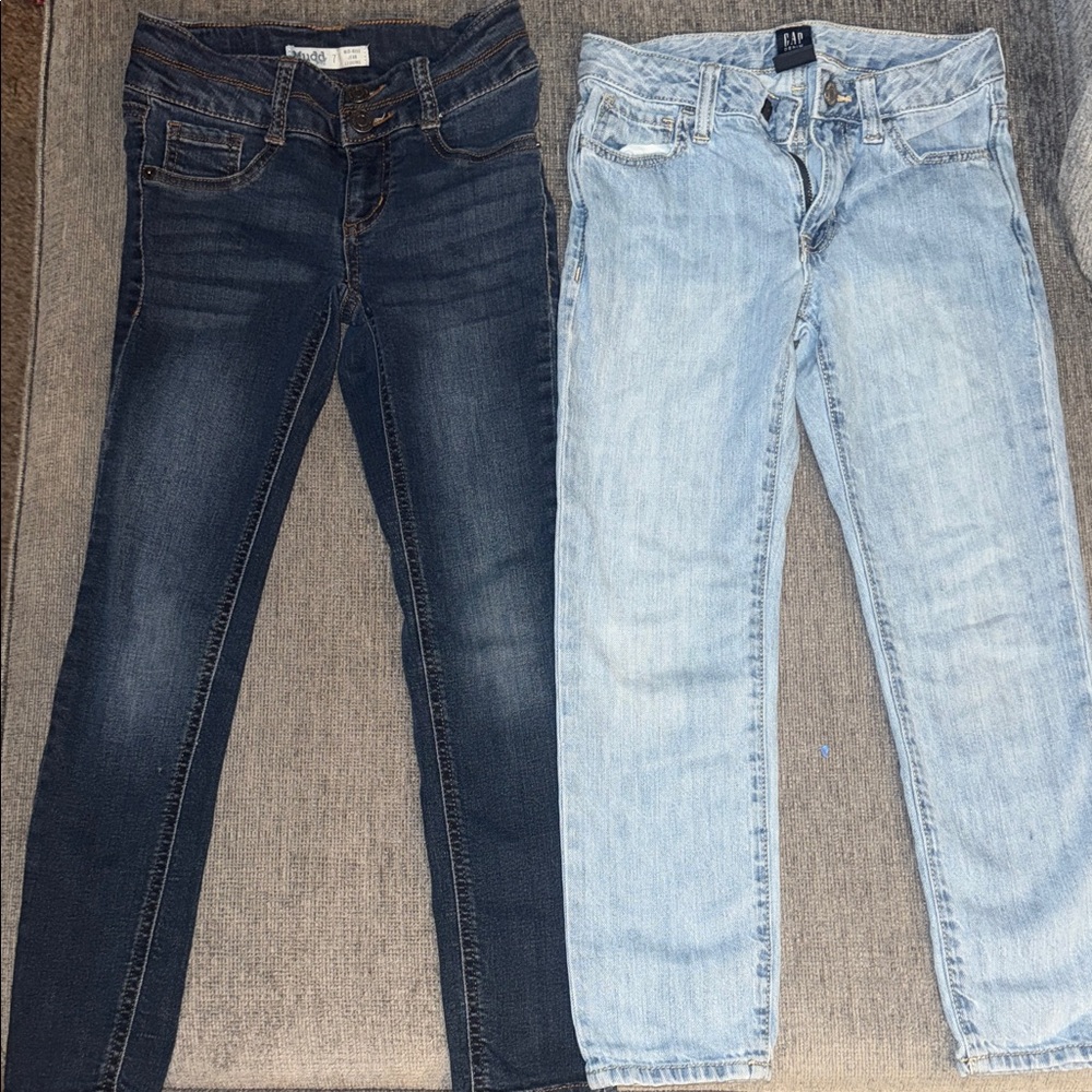 Girls size 7 Jeans by Mudd and GAP